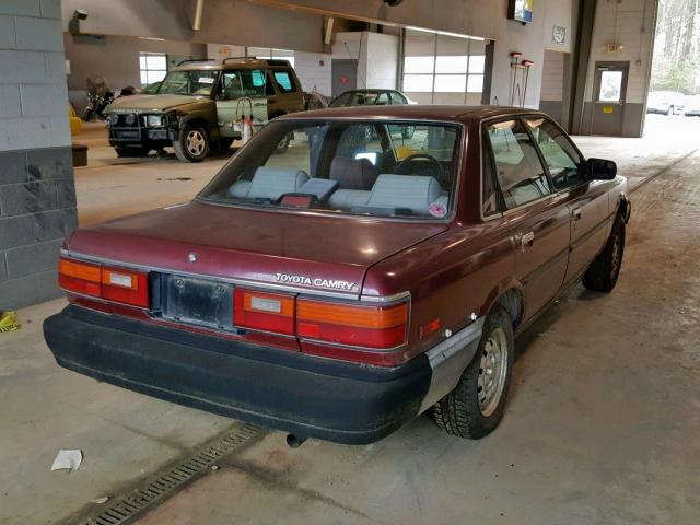 JT2SV21E7H3070890 - 1987 TOYOTA CAMRY DLX 勃艮第红 照片 4