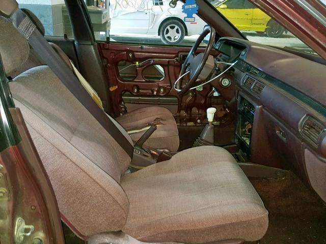 JT2SV21E7H3070890 - 1987 TOYOTA CAMRY DLX 勃艮第红 照片 5