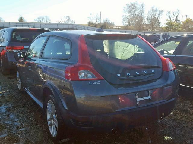 YV1MK672592131278 - 2009 VOLVO C30 T5 GRAY photo 3