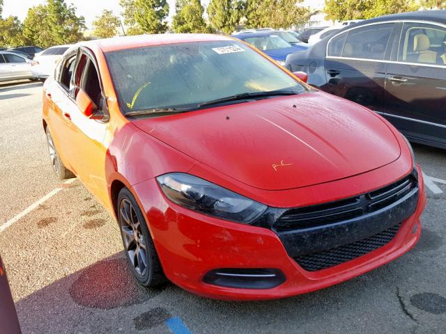 1C3CDFAA5GD763635 - 2016 DODGE DART SE RED photo 1