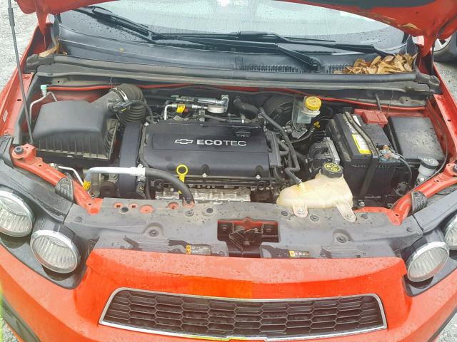 1G1JB5SH4C4187103 - 2012 CHEVROLET SONIC LS 红色 照片 7