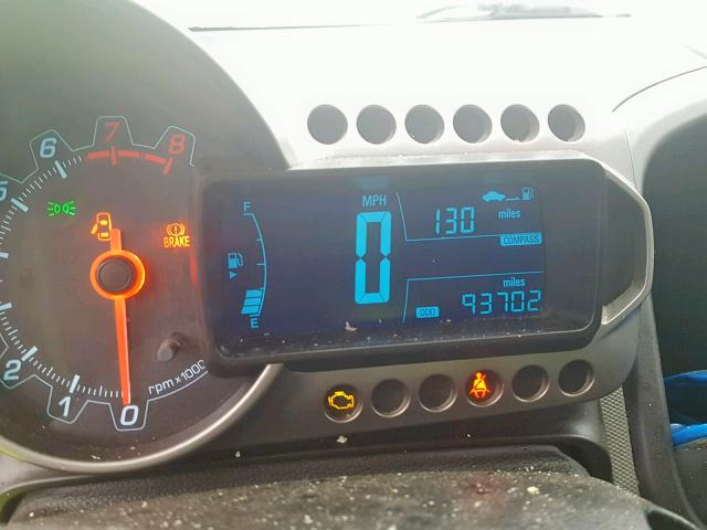 1G1JB5SH4C4187103 - 2012 CHEVROLET SONIC LS 红色 照片 8