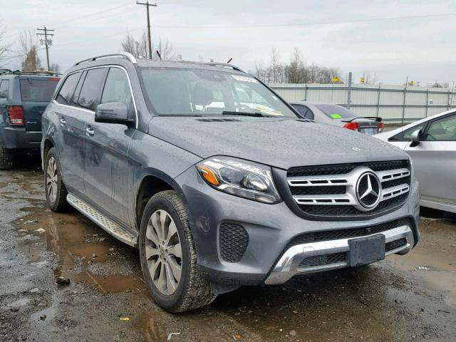 4JGDF6EE8JB043994 - 2018 MERCEDES-BENZ GLS 450 4M SILVER photo 1