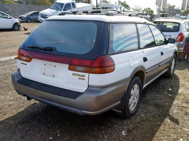 4S3BG6857X6624506 - 1999 SUBARU LEGACY OUT WHITE photo 4