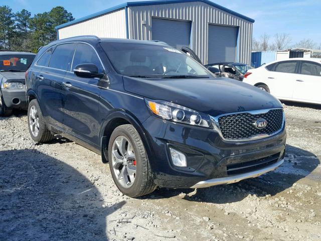 5XYPK4A56JG380628 - 2018 KIA SORENTO SX BLACK photo 1