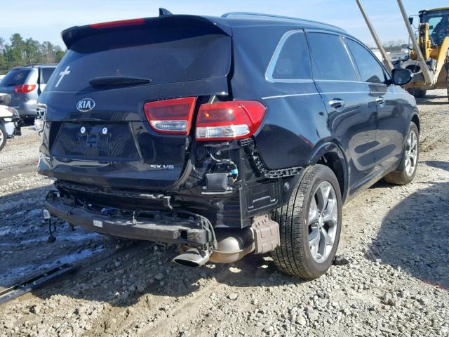 5XYPK4A56JG380628 - 2018 KIA SORENTO SX BLACK photo 4