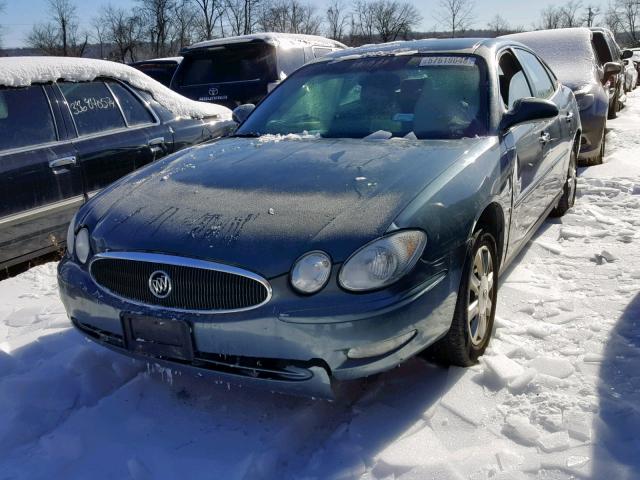 2G4WC582661252915 - 2006 BUICK LACROSSE C GREEN photo 2
