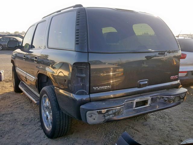 1GKEK13TX5J208226 - 2005 GMC YUKON CHARCOAL photo 3