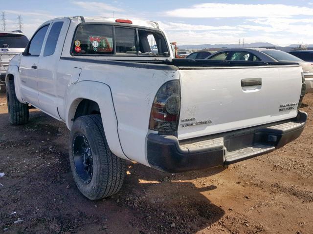 5TETU62N86Z207807 - 2006 TOYOTA TACOMA PRE WHITE photo 3