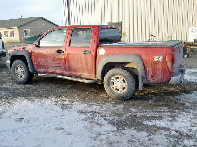 1GCDT136068225026 - 2006 CHEVROLET COLORADO MAROON photo 9