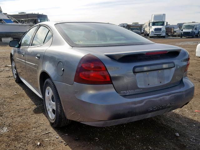 2G2WP542351297909 - 2005 PONTIAC GRAND PRIX ნაცრისფერი ფოტო 3