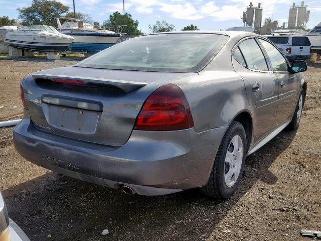 2G2WP542351297909 - 2005 PONTIAC GRAND PRIX ნაცრისფერი ფოტო 4
