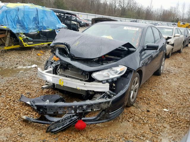 1C3CDFBB7FD286096 - 2015 DODGE DART SXT BLACK photo 2