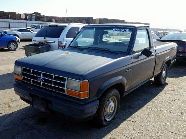 1FTCR10A4KUC63413 - 1989 FORD RANGER GREEN photo 2