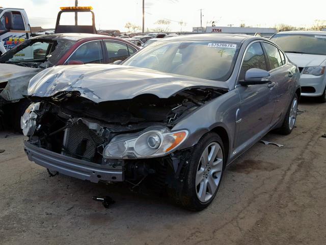 SAJWA05B49HR08274 - 2009 JAGUAR XF LUXURY GRAY photo 2