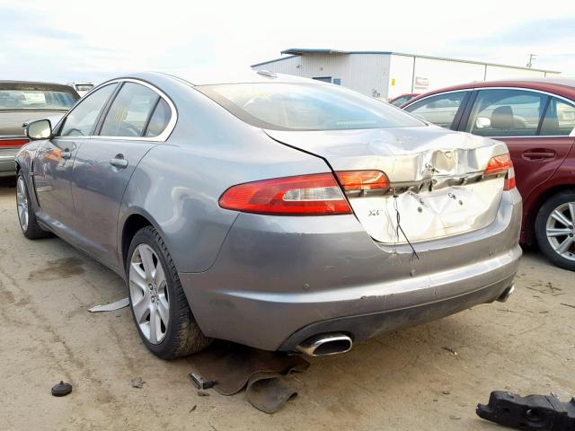 SAJWA05B49HR08274 - 2009 JAGUAR XF LUXURY GRAY photo 3