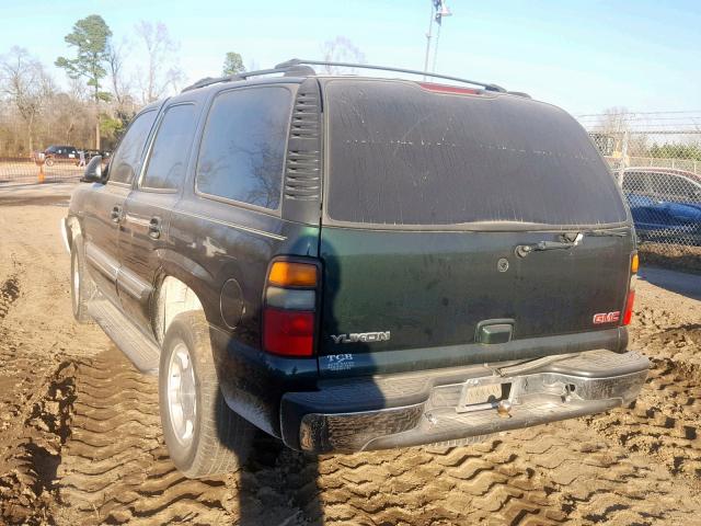 1GKEC13V64R180567 - 2004 GMC YUKON GREEN photo 3