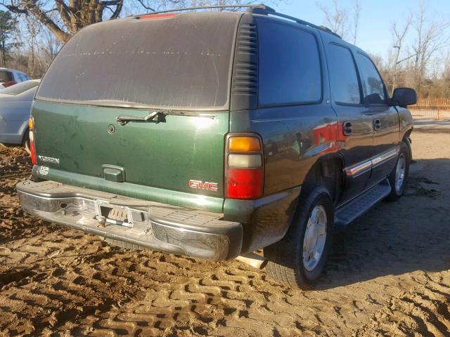 1GKEC13V64R180567 - 2004 GMC YUKON GREEN photo 4