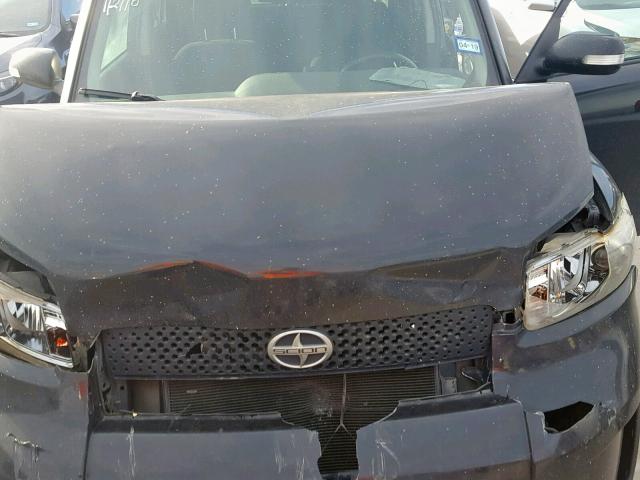 JTLKE50E991082910 - 2009 TOYOTA SCION XB BLACK photo 7