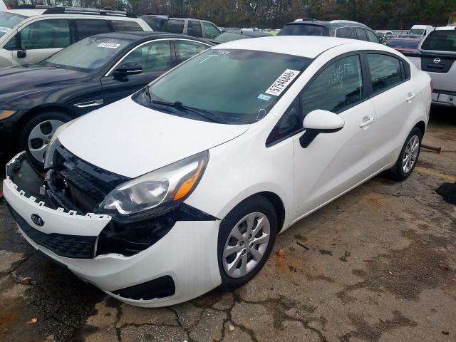 KNADM4A31E6342239 - 2014 KIA RIO LX  photo 2