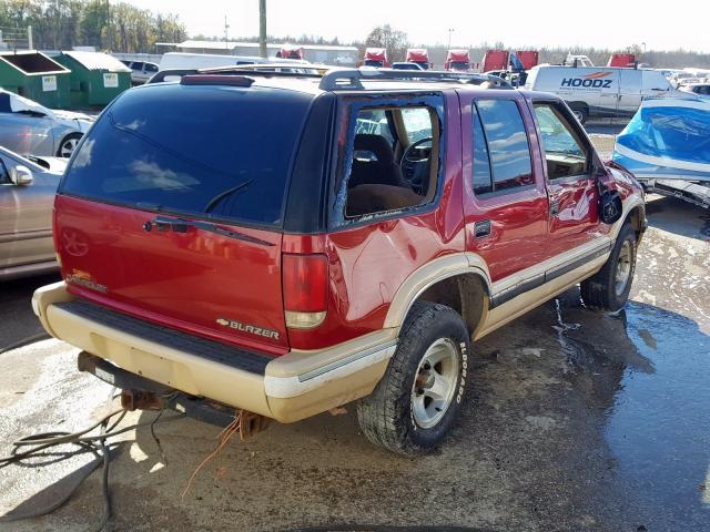 1GNCS13W1S2232246 - 1995 CHEVROLET BLAZER  photo 4