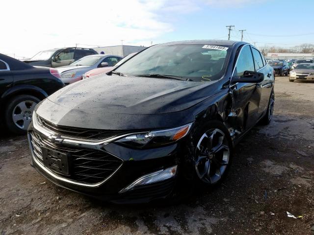 1G1ZG5ST5KF210982 - 2019 CHEVROLET MALIBU RS  photo 2