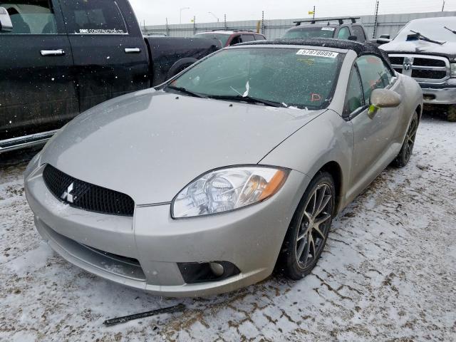 4A37L2EF3CE002862 - 2012 MITSUBISHI ECLIPSE SPYDER GS  photo 2