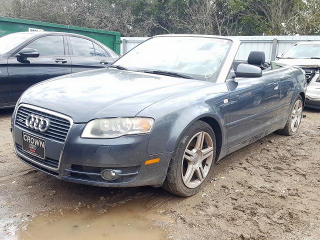 WAUDF48H37K019882 - 2007 AUDI A4 2.0T CABRIOLET QUATTRO  photo 2