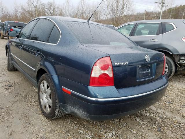 WVWAD63B85P056291 - 2005 VOLKSWAGEN PASSAT GLS  photo 3