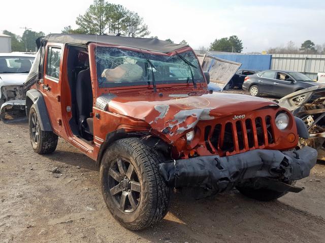 1C4BJWDGXEL272108 - 2014 JEEP WRANGLER UNLIMITED SPORT  photo 1