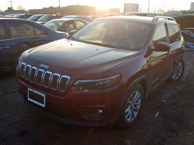 1C4PJLCB9KD247944 - 2019 JEEP CHEROKEE LATITUDE  photo 2