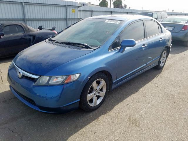 2HGFA16898H509250 - 2008 HONDA CIVIC EX  photo 2