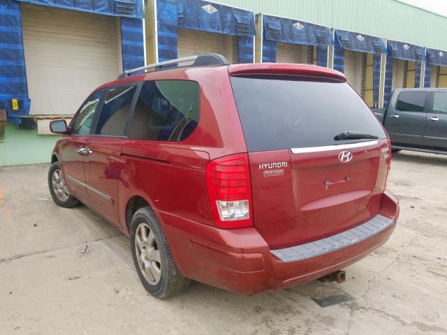 KNDMC233076015020 - 2007 HYUNDAI ENTOURAGE GLS  photo 3