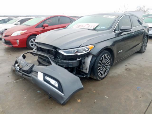 3FA6P0RU1HR360584 - 2017 FORD FUSION TITANIUM HEV  photo 2