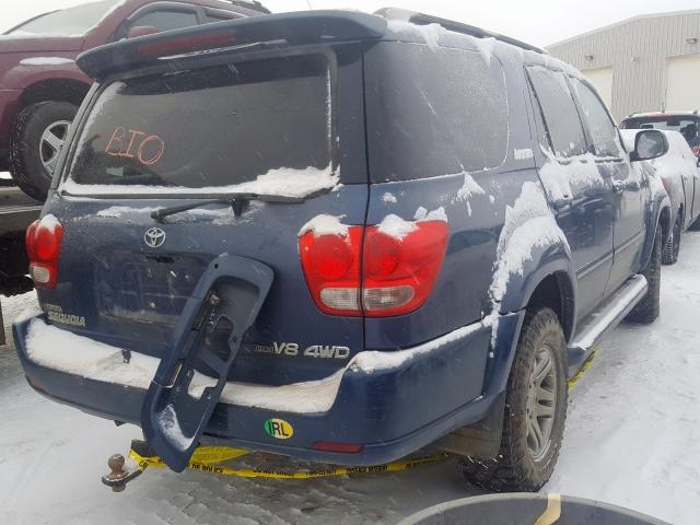 5TDBT48A77S289633 - 2007 TOYOTA SEQUOIA LIMITED  photo 4