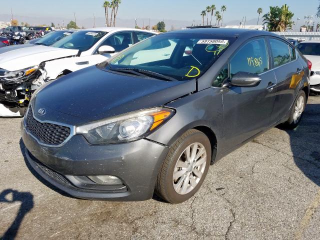 KNAFX4A8XE5050106 - 2014 KIA FORTE EX  photo 2