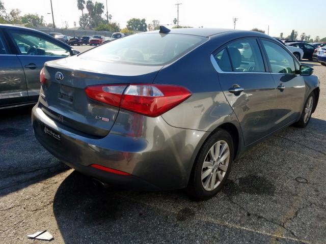 KNAFX4A8XE5050106 - 2014 KIA FORTE EX  photo 4