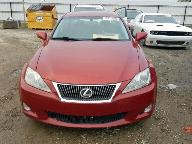 JTHBK262395105265 - 2009 LEXUS IS 250  photo 9