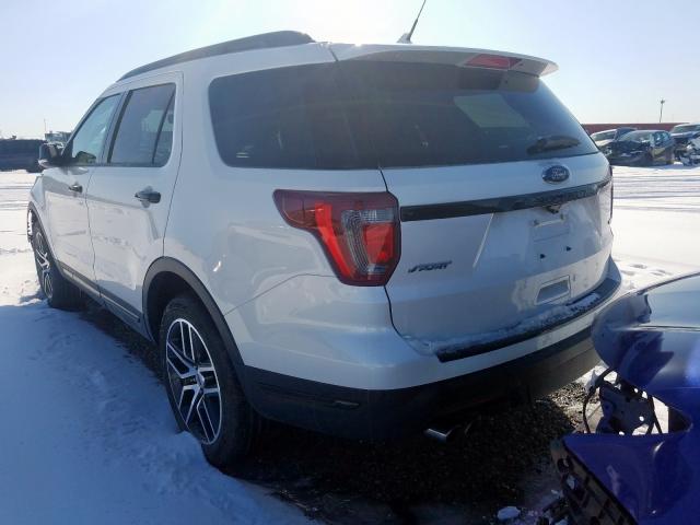 1FM5K8GT5JGB61317 - 2018 FORD EXPLORER SPORT  photo 3