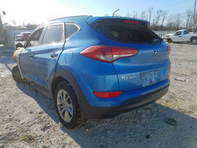 KM8J3CA4XHU434473 - 2017 HYUNDAI TUCSON LIMITED  photo 3