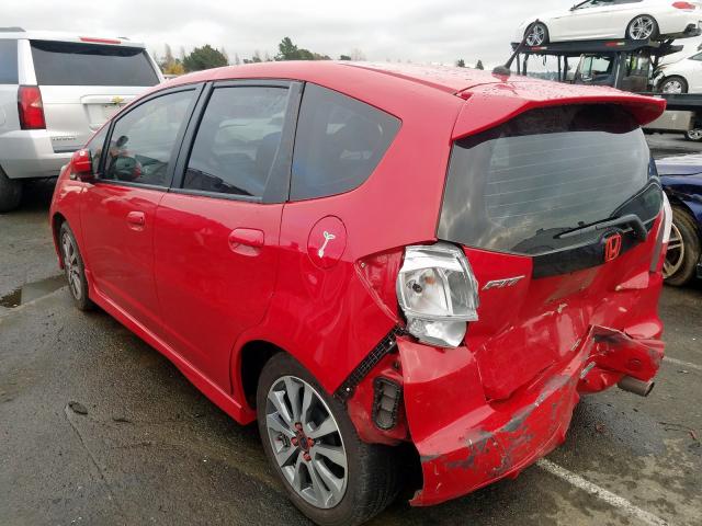 JHMGE8H52DC064722 - 2013 HONDA FIT SPORT  photo 3