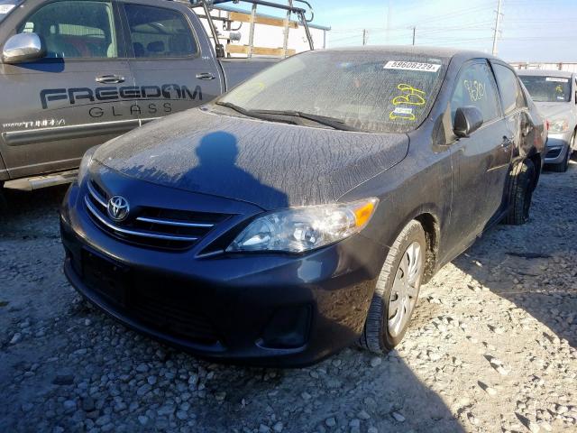 2T1BU4EE4DC101269 - 2013 TOYOTA COROLLA BASE  photo 2