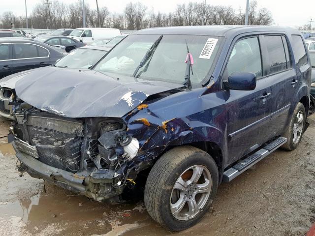 5FNYF4H71EB046990 - 2014 HONDA PILOT EXLN  photo 2