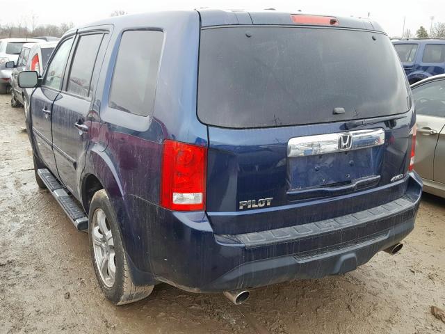 5FNYF4H71EB046990 - 2014 HONDA PILOT EXLN  photo 3