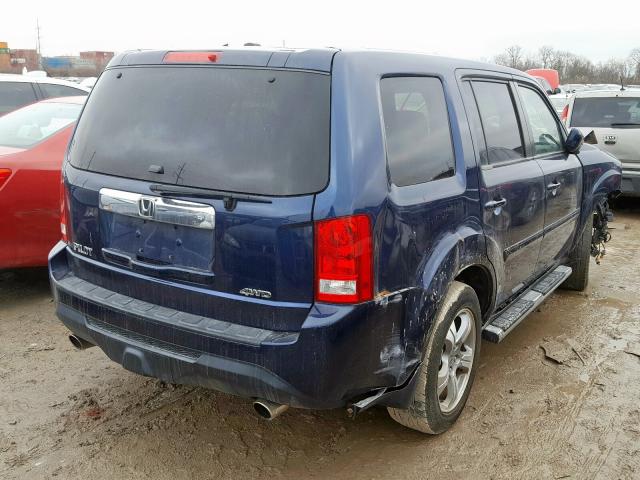 5FNYF4H71EB046990 - 2014 HONDA PILOT EXLN  photo 4