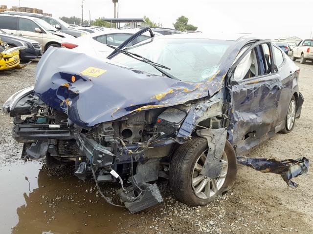 5NPDH4AE4EH535368 - 2014 HYUNDAI ELANTRA SE  photo 2