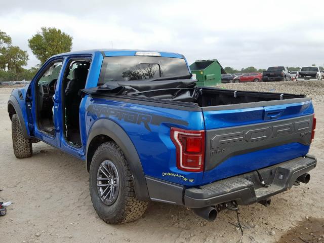 1FTFW1RG2KFA74471 - 2019 FORD F150 RAPTOR  photo 3