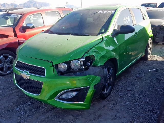 1G1JG6SB7E4213425 - 2014 CHEVROLET SONIC RS  photo 2