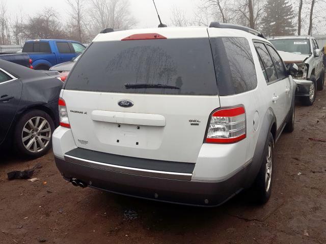 1FMDK05W68GA06778 - 2008 FORD TAURUS X SEL  photo 4