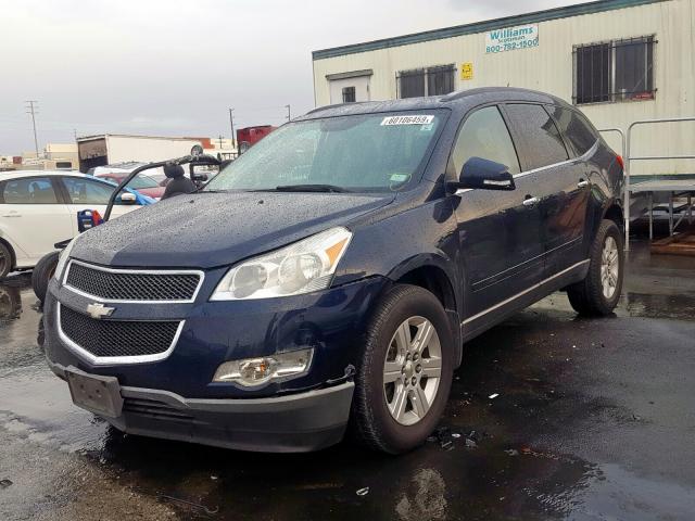 1GNKRGED2CJ237324 - 2012 CHEVROLET TRAVERSE LT  photo 2